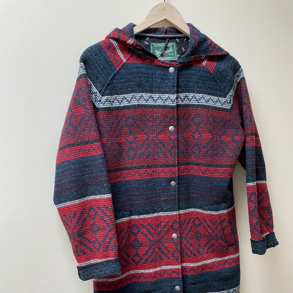 Woolrich wool blanket coat